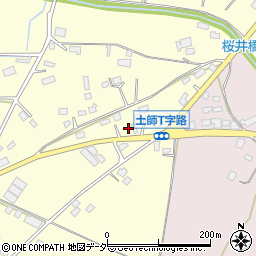 茨城県笠間市土師1217-10周辺の地図
