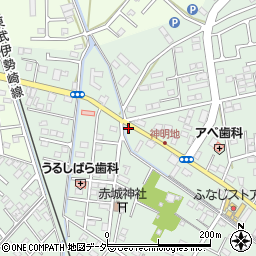 栃木県足利市上渋垂町114-1周辺の地図