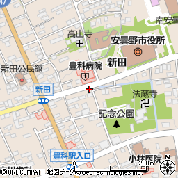 そうごう薬局　豊科店周辺の地図