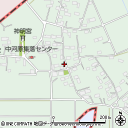 栃木県小山市中河原268周辺の地図