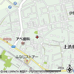 栃木県足利市上渋垂町262周辺の地図