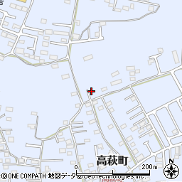 栃木県佐野市高萩町824周辺の地図