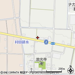 群馬県太田市新田小金井町345周辺の地図