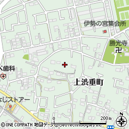 栃木県足利市上渋垂町457周辺の地図