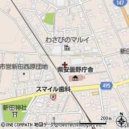 長野県安曇野市豊科4992周辺の地図