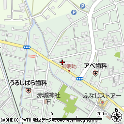 栃木県足利市上渋垂町112周辺の地図