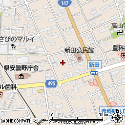 長野県安曇野市豊科5943周辺の地図