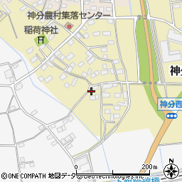 茨城県筑西市神分587周辺の地図