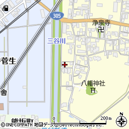 石川県加賀市南郷町カ周辺の地図