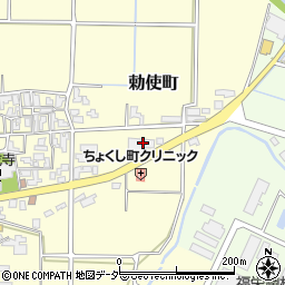 石川県加賀市勅使町（ハ）周辺の地図