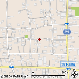 群馬県伊勢崎市境下渕名2521周辺の地図