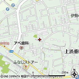 栃木県足利市上渋垂町261周辺の地図