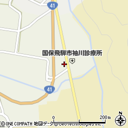 飛騨警察署山田警察官駐在所周辺の地図