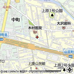 群馬県伊勢崎市山王町16-4周辺の地図