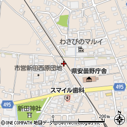 長野県安曇野市豊科4989周辺の地図