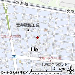 栃木県小山市土塔251-5周辺の地図
