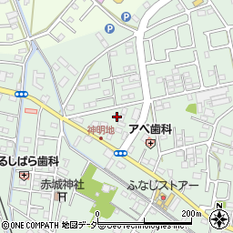 栃木県足利市上渋垂町232周辺の地図