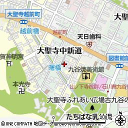 石川県加賀市大聖寺中新道イ周辺の地図