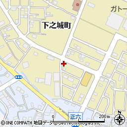 群馬県高崎市下之城町684周辺の地図