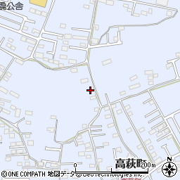 栃木県佐野市高萩町629周辺の地図