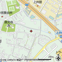 栃木県足利市上渋垂町936周辺の地図