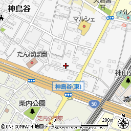 栃木県小山市神鳥谷1060-2周辺の地図