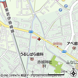 栃木県足利市上渋垂町74周辺の地図