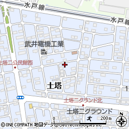 栃木県小山市土塔251周辺の地図