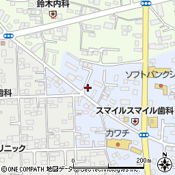 金田理容館周辺の地図