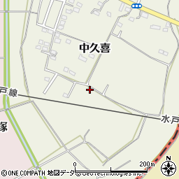 栃木県小山市中久喜46周辺の地図