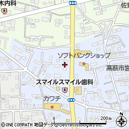 栃木県佐野市高萩町508周辺の地図