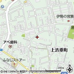 栃木県足利市上渋垂町451周辺の地図