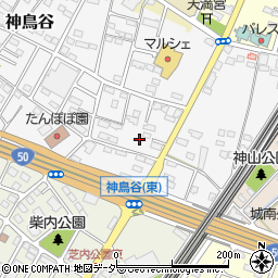 栃木県小山市神鳥谷1061周辺の地図