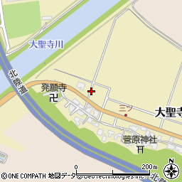 石川県加賀市大聖寺三ツ町ホ周辺の地図