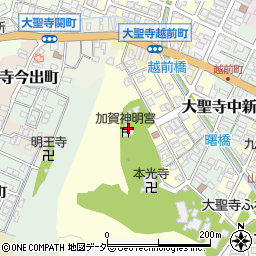 加賀神明宮周辺の地図