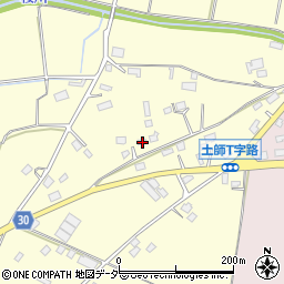 茨城県笠間市土師1223-3周辺の地図