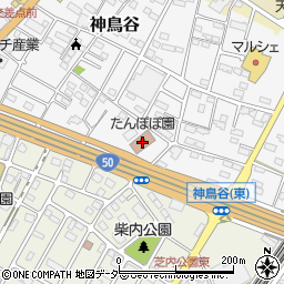 小山市社会福祉協議会　たんぽぽ園周辺の地図