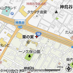 栃木県小山市神鳥谷1丁目2周辺の地図