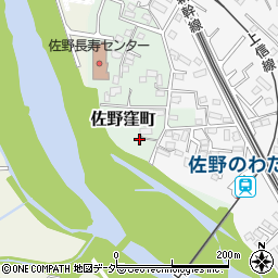 群馬県高崎市佐野窪町54周辺の地図