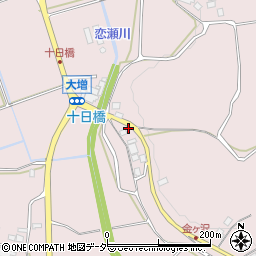 茨城県石岡市大増374周辺の地図