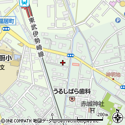 栃木県足利市上渋垂町21周辺の地図
