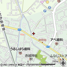 栃木県足利市上渋垂町111周辺の地図