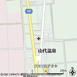 石川県加賀市加茂町ワ周辺の地図