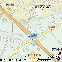 栃木県足利市上渋垂町899周辺の地図