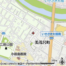 宅配クック１２３　伊勢崎店周辺の地図