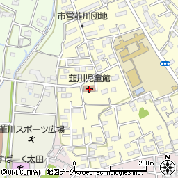 太田市　韮川児童館周辺の地図