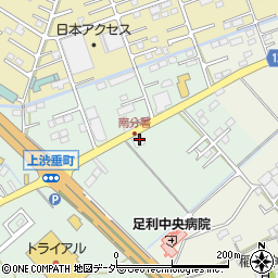 栃木県足利市上渋垂町1224周辺の地図