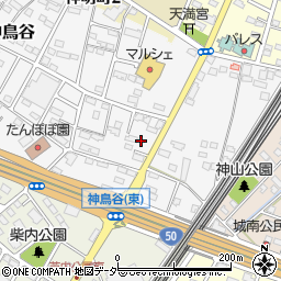 栃木県小山市神鳥谷1064周辺の地図