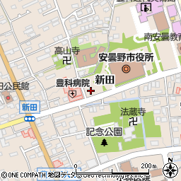 長野県安曇野市豊科5638周辺の地図