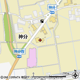 茨城県筑西市神分56-7周辺の地図